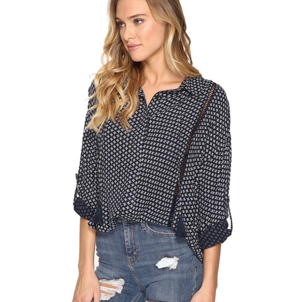 Rip Curl Cara Collared Flowy Shirt
